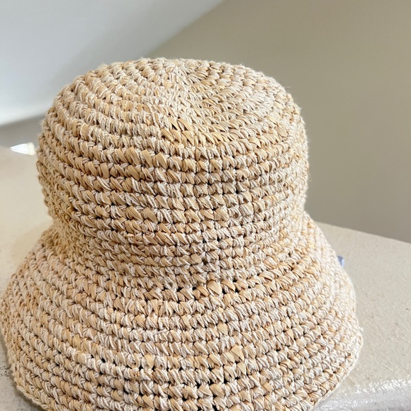 DANIELE MEUCCI Italy Natural Packable Soft Straw Summer Beach Boho Hat - Picture 2 of 10